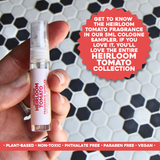 Heirloom Tomato 5ml fragrance sampler, organic cologne handmade by The Green Room in Franklin, TN
