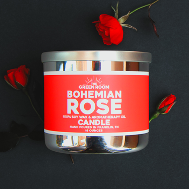Bohemian Rose Candle